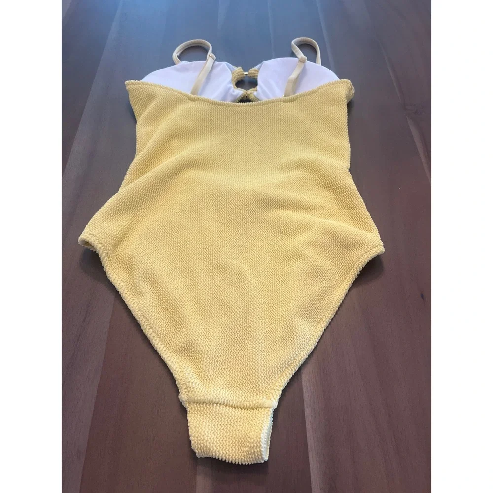Asbayson yellow smocked